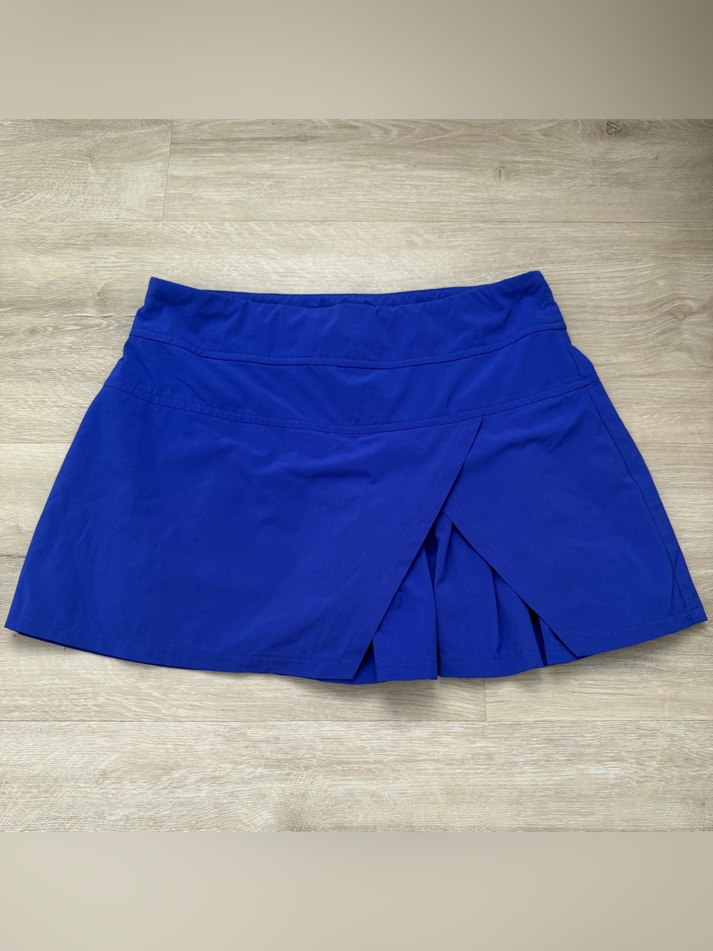 Athleta Sneaky Pleat Skort in Purple/Blue